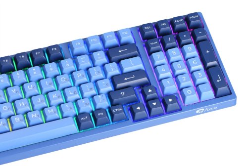 Клавіатура Akko 3098B Ocean Star 98Key CS Crystal Switchs RGB ENG Black/Blue (6925758623711)