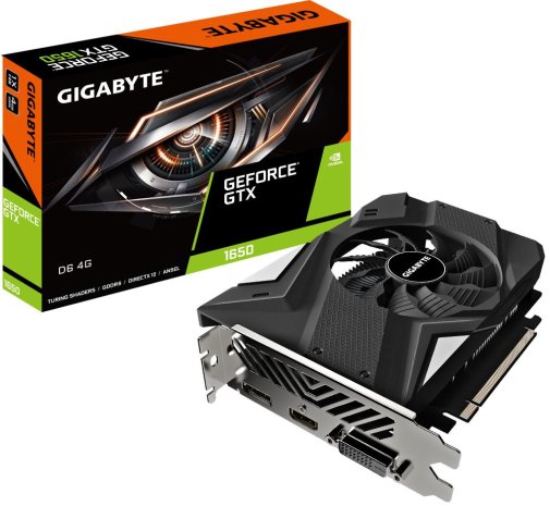 Відеокарта Gigabyte GeForce GTX 1650 D6 4G rev.2.0 (GV-N1656D6-4GD 2.0)