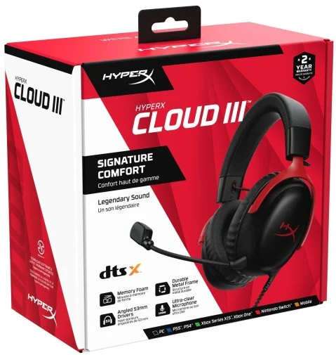 Фото: Гарнітура HyperX Cloud III Red (727A9AA) № 19 | KTC
