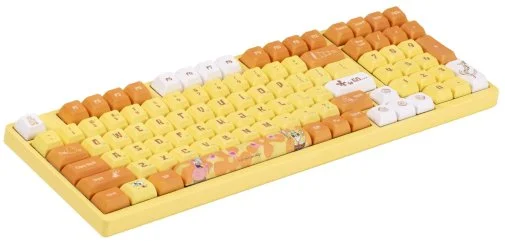 Фото: Клавіатура Akko 3098S Sponge Bob 98Key CS Starfish RGB ENG/UKR Yellow (6925758613897) № 16 | KTC