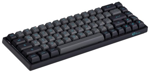 Клавіатура Akko 3068B Plus Black/Cyan 68Key CS Jelly Pink RGB ENG/UKR Black (6925758618953)