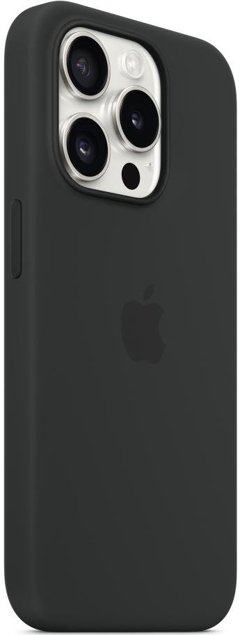 Чохол Apple for iPhone 15 Pro - Silicone Case with MagSafe Black (MT1A3)