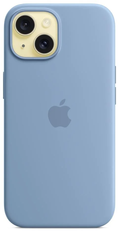Фото: Чохол Apple for iPhone 15 - Silicone Case with MagSafe Winter Blue (MT0Y3) № 12 | KTC