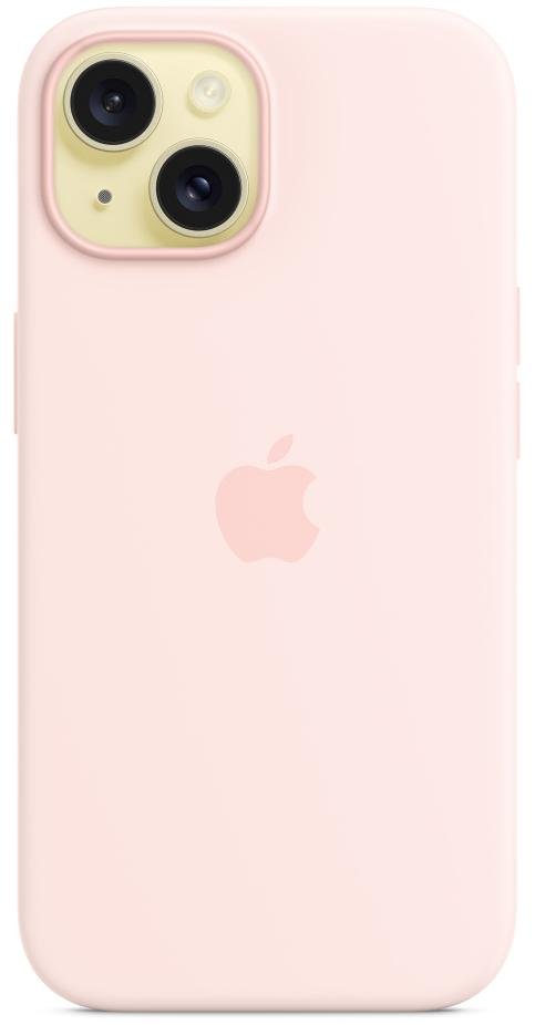 Чохол Apple for iPhone 15 - Silicone Case with MagSafe Light Pink (MT0U3)