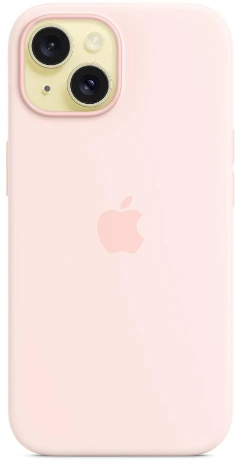 Фото: Чохол Apple for iPhone 15 - Silicone Case with MagSafe Light Pink (MT0U3) № 13 | KTC