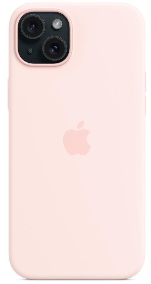 Чохол Apple for iPhone 15 Plus - Silicone Case with MagSafe Light Pink (MT143)