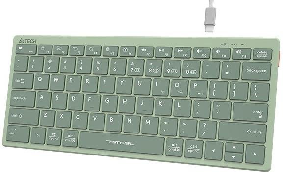 Клавіатура компактна A4tech Fstyler FBX51C Matcha Green