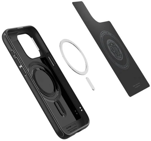 Фото: Чохол Spigen for Apple iPhone 15 Pro Max - Mag Armor MagFit Matte Black (ACS06597) № 16 | KTC