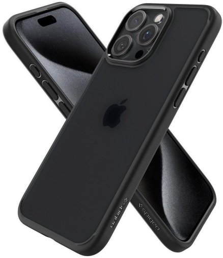 Чохол Spigen for Apple iPhone 15 Pro - Ultra Hybrid Matte Frost Black (ACS06709)