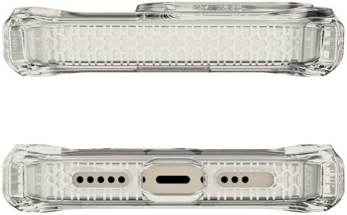 Чохол iTSkins for iPhone 15 Pro Max Supreme R Clear with MagSafe Transparent white (AP5U-MGCLR-TRPR)