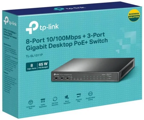 Фото: Комутатор TP-Link TL-SL1311P № 6 | KTC