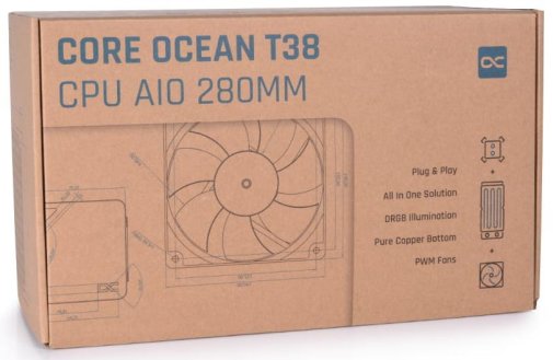 Система рідинного охолодження Alphacool Core Ocean T38 AIO 280mm (13053)