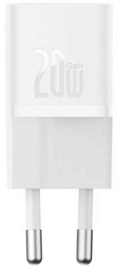 Зарядний пристрій Baseus GaN5 Fast Charger 1C 20W White (CCGN050102)