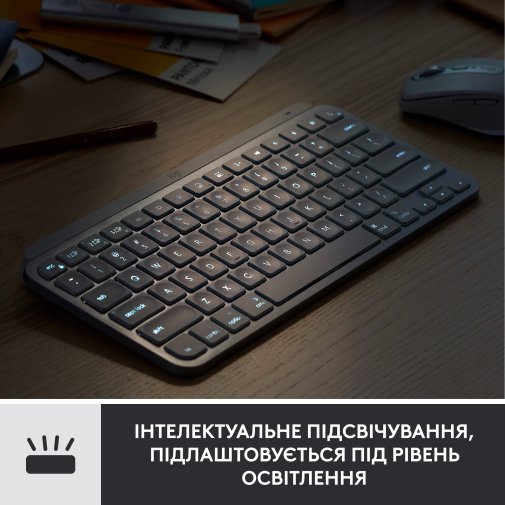 Комплект клавіатура+миша Logitech MX Keys Mini Combo for Business (920-011061)