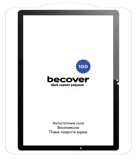 Захисне скло BeCover for Samsung Galaxy Tab A9 Plus SM-X210/SM-X215/SM-X216 - 10D Black (710586)