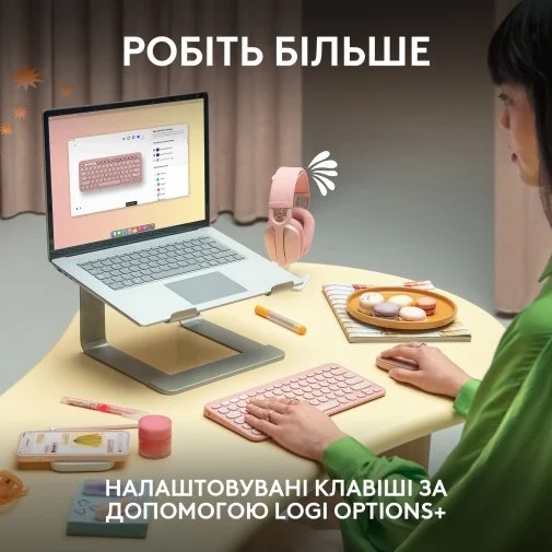 Фото: Клавіатура Logitech Pebble Keys 2 K380s Tonal White (920-011852) № 28 | KTC