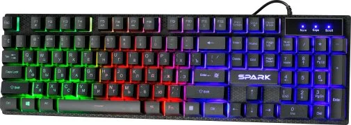 Фото: Клавіатура Defender Spark GK-300L UKR/ENG USB Black (45302) № 10 | KTC