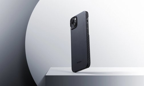 for Apple iPhone 15 Plus - MagEZ Case 4 Twill 1500D Black/Grey