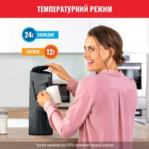 Фото: Термос Tefal Ponza Pump 1900 ml Black K3140114 № 21 | KTC