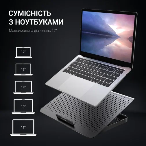 Фото: Підставка для ноутбука OfficePro CP500B Black № 24 | KTC