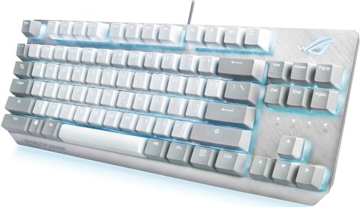 Клавіатура ASUS ROG Strix Scope NX TKL Moonlight RD LED ENG White (90MP02B6-BKUA00)