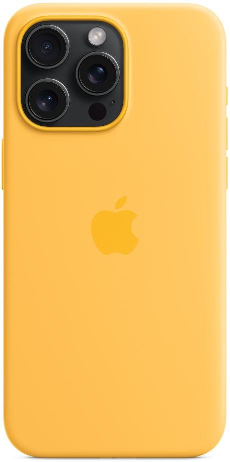 Чохол Apple for iPhone 15 Pro Max - Silicone Case with MagSafe Sunshine (MWNP3)