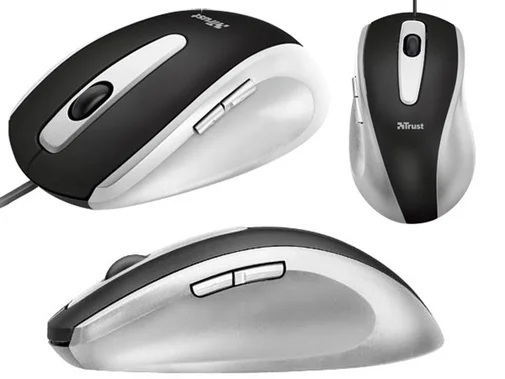 Фото: Миша Trust EasyClick Grey/Black (16535) № 5 | KTC