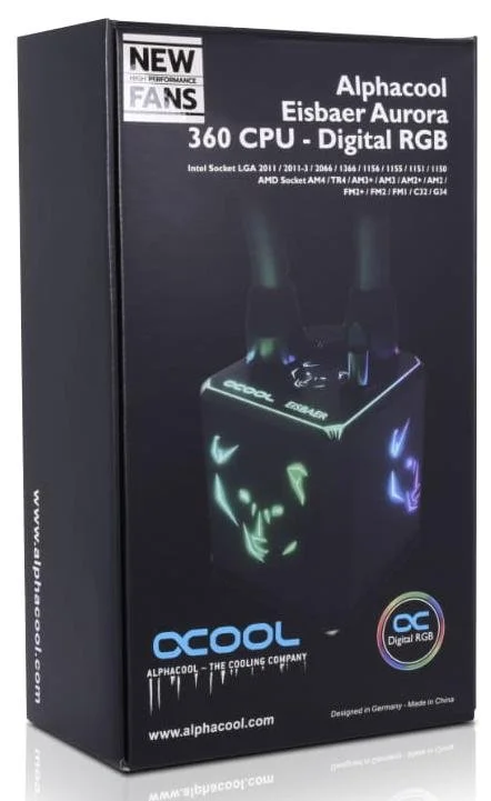 Фото: Система рідинного охолодження Alphacool Eisbaer Aurora HPE Edition 360 CPU AIO (11999) № 17 | KTC