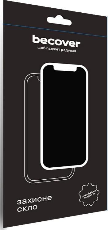 Захисне скло BeCover for Poco X6 Pro - Black (710625)