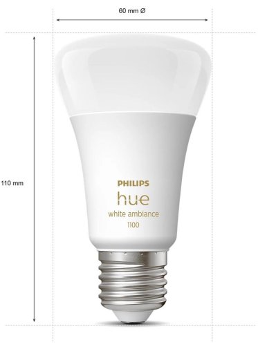 Смарт-лампа Philips Hue White ambiance A60 E27 1pcs (929002468401)