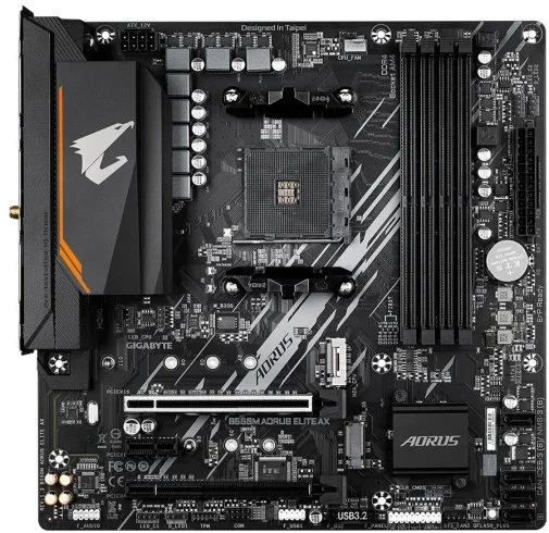 Фото: Материнська плата Gigabyte B550M AORUS ELITE AX № 7 | KTC