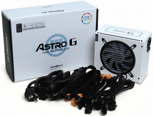 Блок живлення HighPower 700W Astro G White (HP1-E700EG-H12C/E700SV)