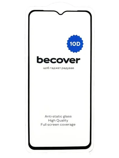 Фото: Захисне скло BeCover 10D for Samsung A04e SM-A042 - Black (711347) № 7 | KTC