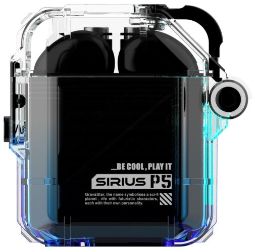 Навушники Gravastar Sirius P5 Transparent Blue (GRAVASTARP5_XTAL_BLU_V2)