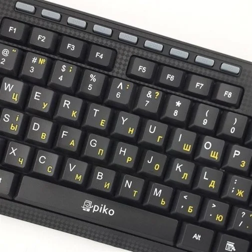 Фото: Клавіатура PIKO KB-108 USB Black (1283126467103) № 6 | KTC