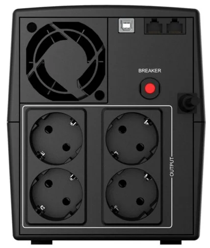 Фото: ДБЖ Njoy Keen 2000 USB 4xSchuko (UPLI-LI200KU-CG01B) № 6 | KTC