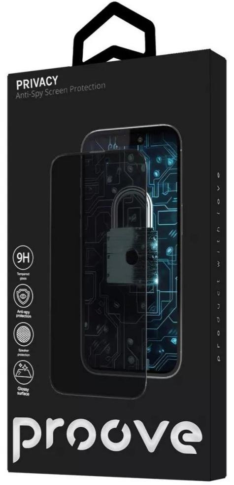 Захисне скло Proove for Apple iPhone 15 Pro Max - Privacy (PGPPRI15PM01)