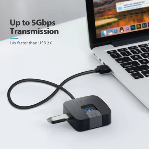 USB-хаб Vention CHBBF 4in1 Black