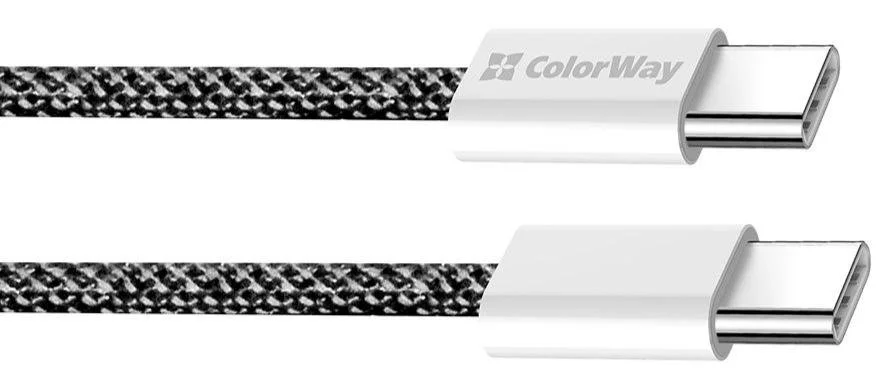 Фото: Кабель ColorWay 3A 60W Type-C / Type-C 1m Black (CW-CBPDCC061-BK) № 11 | KTC