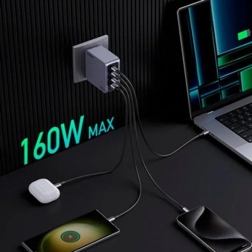Фото: Зарядний пристрій UGREEN Nexode Pro X763 GaN 160W Gray (25877) № 11 | KTC