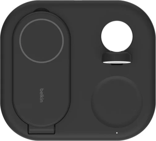 Фото: Бездротова зарядна станція Belkin BoostCharge 3in1 Magnetic Foldable Black (WIZ029VFBK) № 8 | KTC