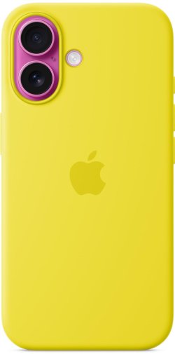 for iPhone 16 - Silicone Case with MagSafe Star Fruit