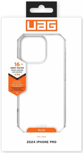 Чохол UAG for Apple iPhone 16 Pro - Plyo Ice (114484114343)