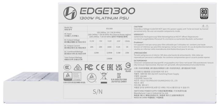 Lian-Li 1300W EDGE1300 White