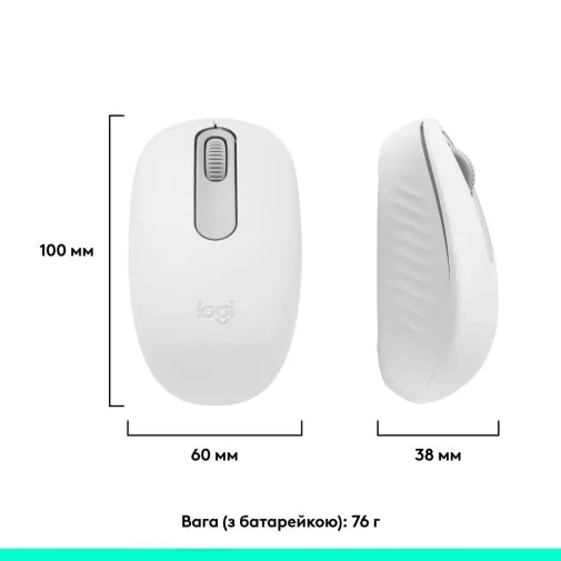 Фото: Миша Logitech M196 Wireless Off White (910-007460) № 25 | KTC