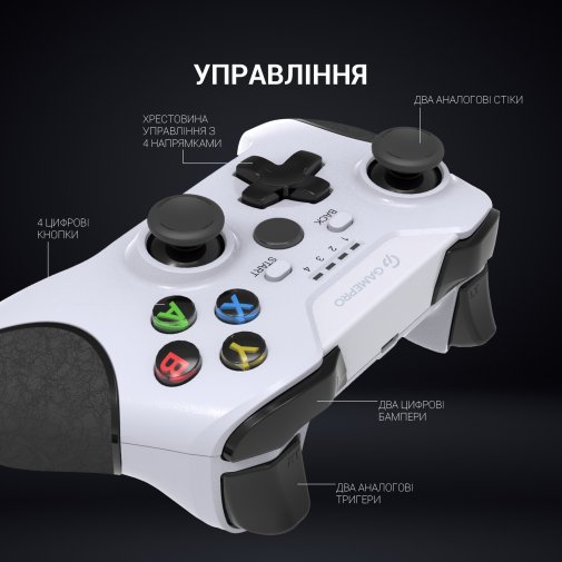 Геймпад GamePro MG650W Wireless White