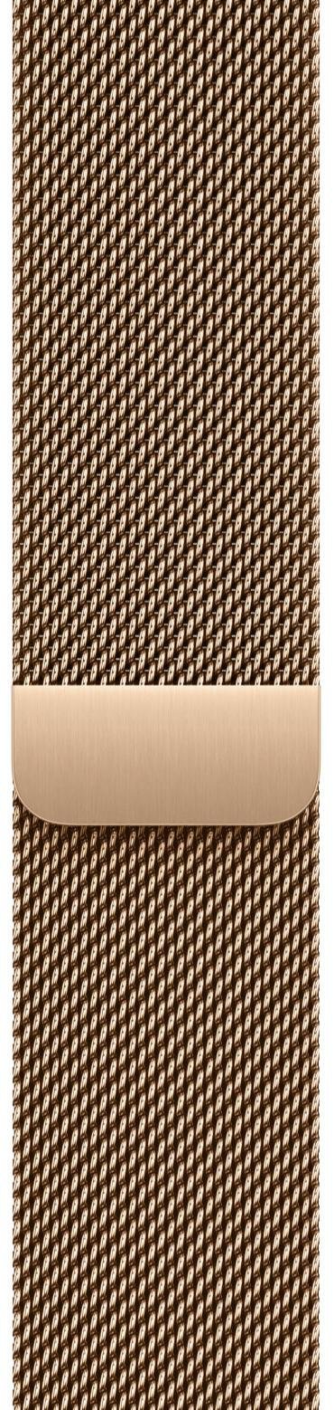 Ремінець Apple for Apple Watch 46mm - Milanese Loop Gold - S/M (MC7K4)