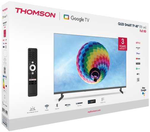 Телевізор QLED Thomson 40QG4S14 (Google TV, Wi-Fi, 1920x1080)