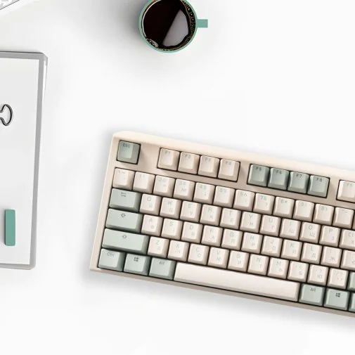 Фото: Клавіатура Ducky One 3 Cherry MX Silent Red ENG/UKR Matcha Cream (DKON2108-SUAPXМAEGGC1) № 30 | KTC