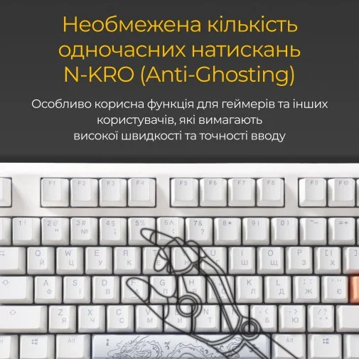 Фото: Клавіатура Ducky One 3 TKL Cherry MX Brown RGB ENG/UKR White (DKON2187ST-BUAPXPWWWSC1) № 30 | KTC